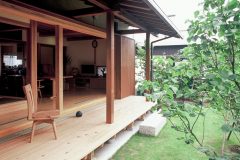 内野台2丁目の家 濡れ縁