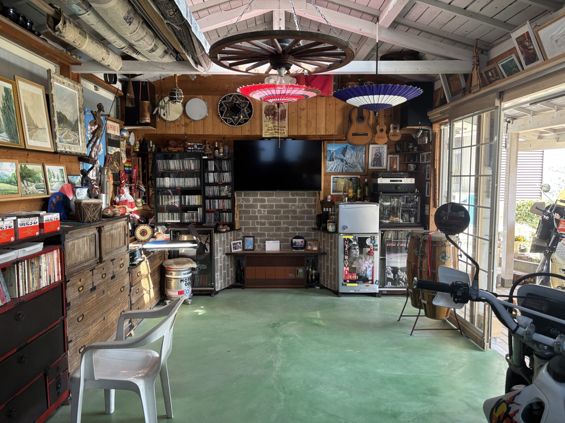 バイク小屋の改修 浜松