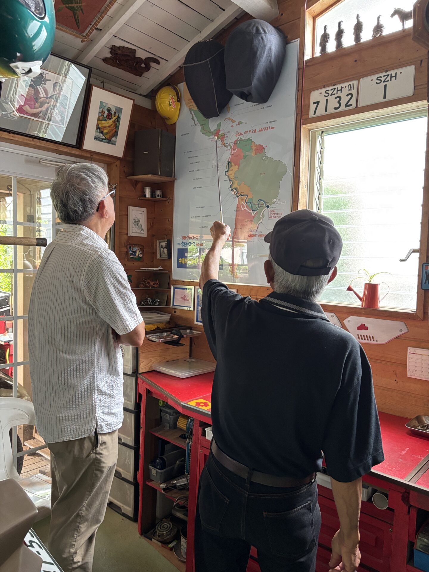 バイク小屋の改修　浜松